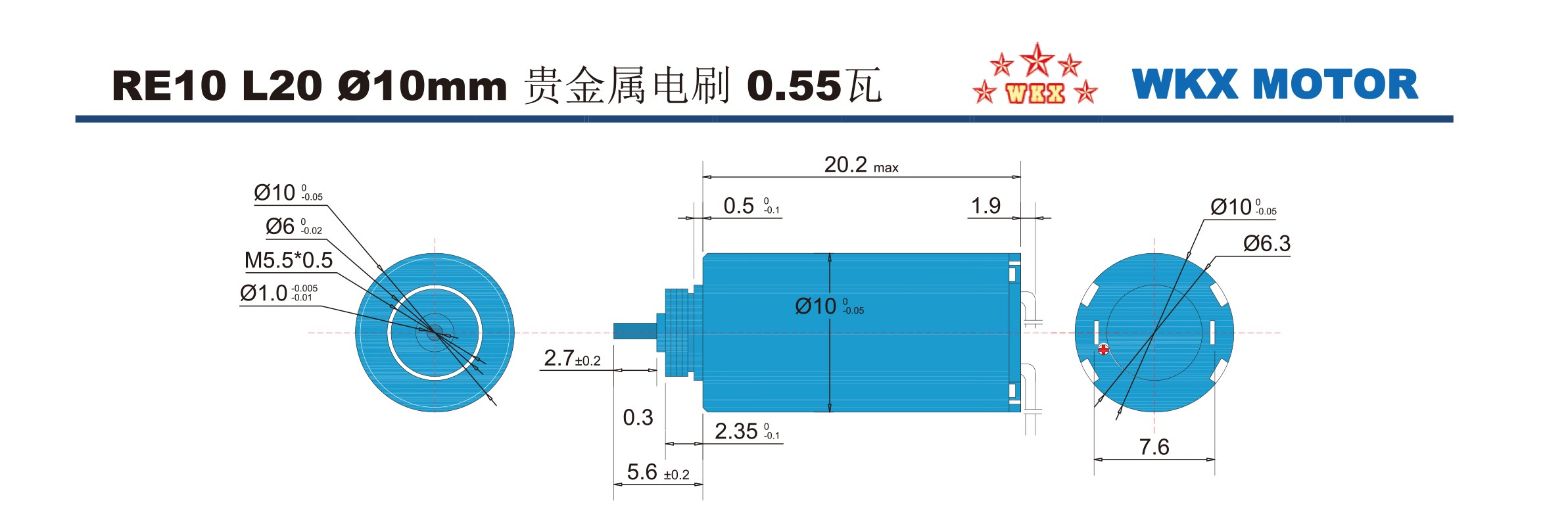 REDC φ10mm系列 WKRE1020S-0612 REDC φ10mm系列 WKRE1020S-0612